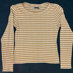 American Eagle striped breathable shirt